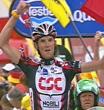 Frank Schleck Sieger der 15. Etappe der Tour de France 2006